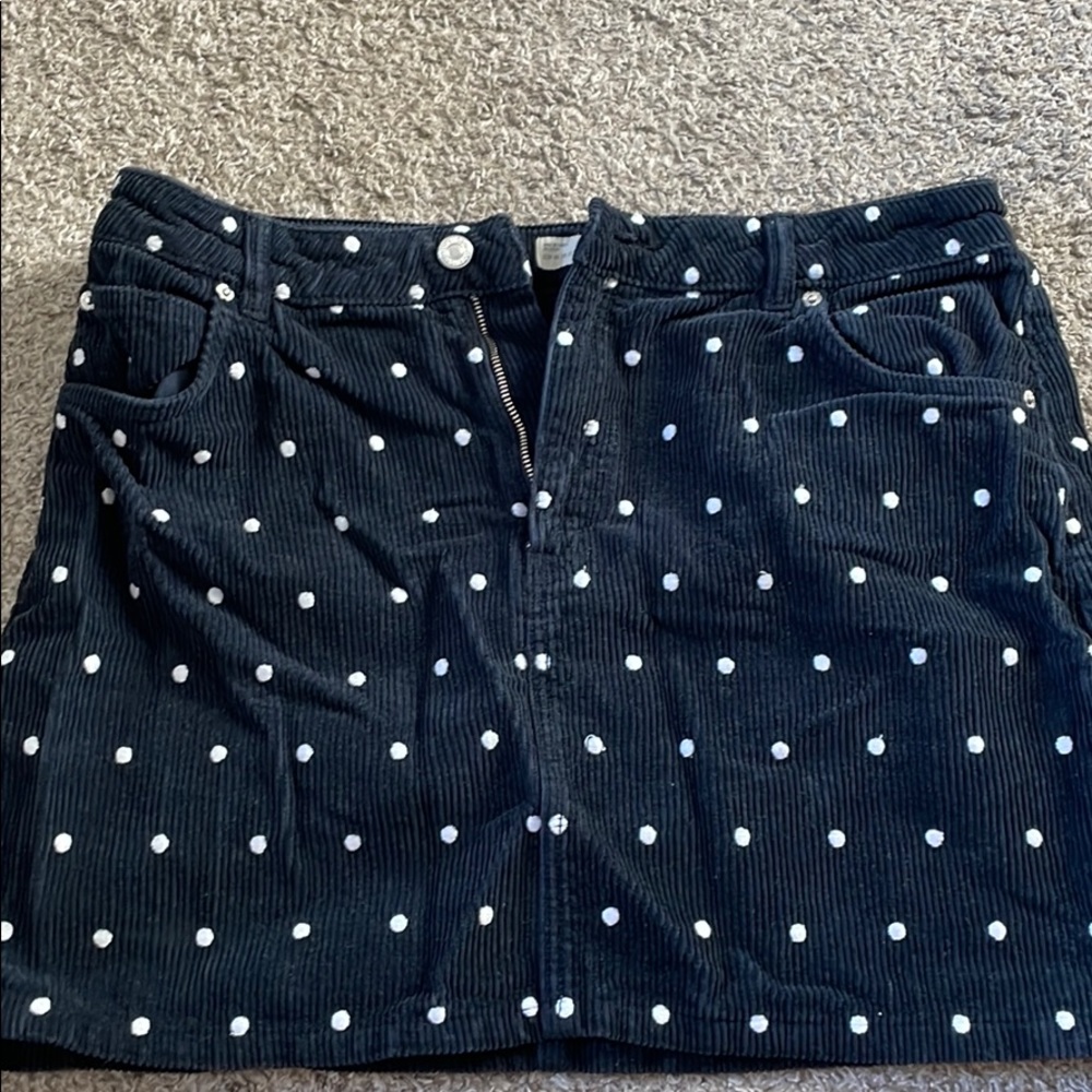 Top Shop polka dot mini skirt